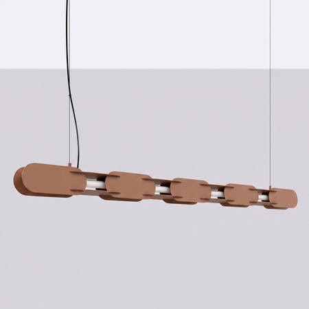 Lampa wisząca CHAIN 158 mocca LED 4000K