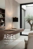 ARIEL lampka czarny RAL 9005/złoty szczotkowany