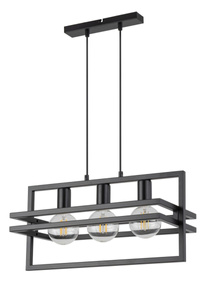 MERCI 3 lampa wisząca czarny