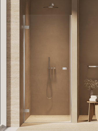 Drzwi wnękowe OXIA 1D P 90x200 szkło czyste 8mm Active Shield 2.0
