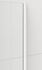ESCA WHITE MATT jednoczęściowa kabina przysznicowa Walk-In, montaż przy ścianie, szkło mat dymione, 1200 mm