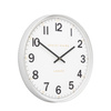 Whitby Wall Clock Chrome 50cm