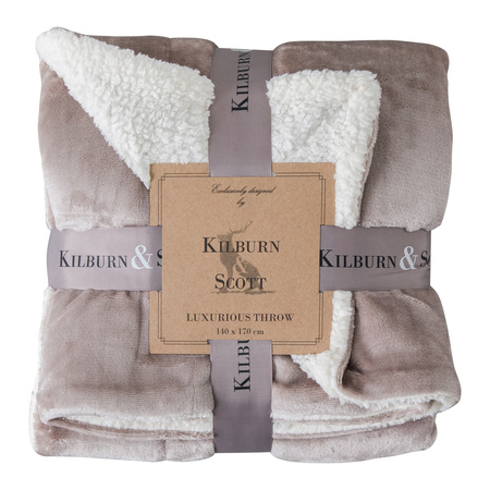 Sterling Sherpa Throw Neutral 1400 x 1700 mm