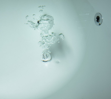 TANDEM L wanna z hydromasażem, 170x130x50cm, Active Hydro-Air, chrom