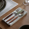 Arbor Leaf Napkins Natural 4pk 450x450mm
