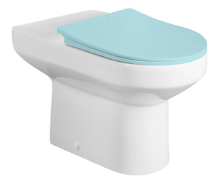VERMET miska do kompaktu WC, odpływ poziomy/pionowy, biały