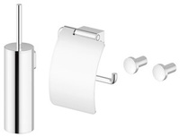 Zen Zestaw akcesoriów łazienkowych (Chrom)