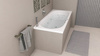 ASTRA B wanna z hydromasażem, 165x75x48cm, Active Hydro-Air, chrom