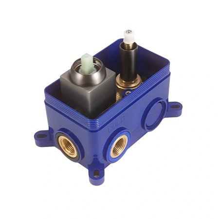 Bateria prysznicowo wannowa podtynkowa dwufunkcyjna, gun metal