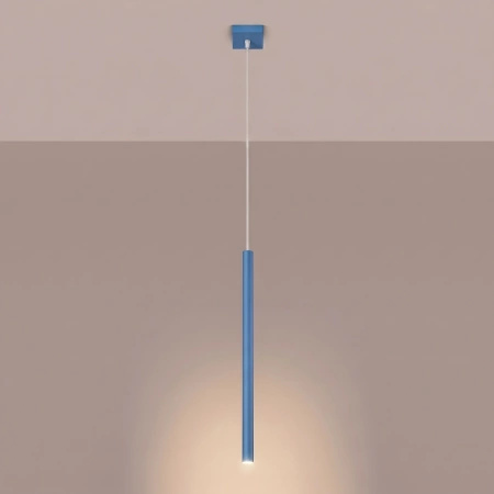 Lampa wisząca PASTELO 1 błękitna