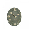 Arabic Wall Clock Lichen Green 12in