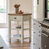 Eton Butchers Block White 660x500x900mm