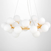 NOWOCZESNA LAMPA WISZĄCA ZŁOTA MARSIADA W25