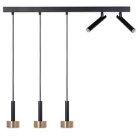 STAMP 3 zwis + 2 czarny/złoty szczotkowany