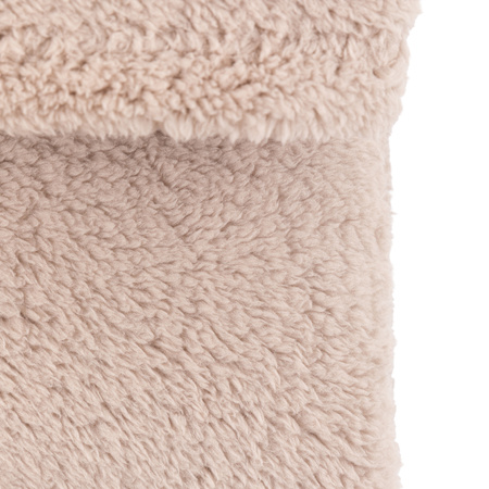 Teddy Fleece Throw Taupe 1300x1800mm
