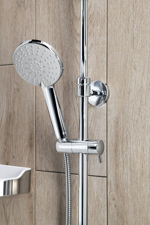 LIGA zestaw prysznicowy z baterią termostatyczną, chrom