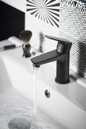 LOTTA bateria umywalkowa, czarny mat