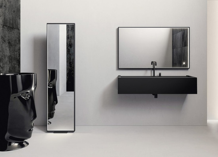 KANAAL umywalka ceramiczna 120x40cm, biały