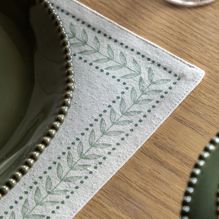 Arbor Leaf Placemats Natural 4pk 300x400mm