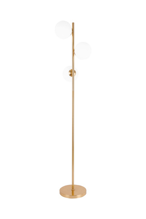 LAMPA STOJĄCA PODŁOGOWA ZŁOTA FREDICA W3