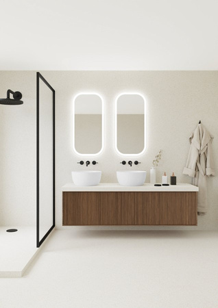 MANOR lustro z oświetleniem LED 50x100cm