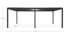 Pergola ogrodowa BIZZOTTO OCEAN 3,6X7,2 – antracytowy