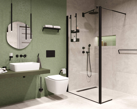 Ścianka prysznicowa / walk-in systemu Kerria Plus 110 cm