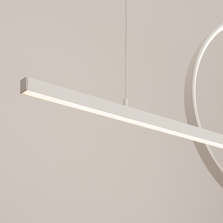 Lampa wisząca GLAD biała LED 3000K