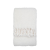 Plain Fringe Teddy Throw Natural 1300x1700mm