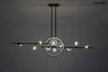 MOOSEE lampa wisząca ALURE LINE TWIN 120 czarna