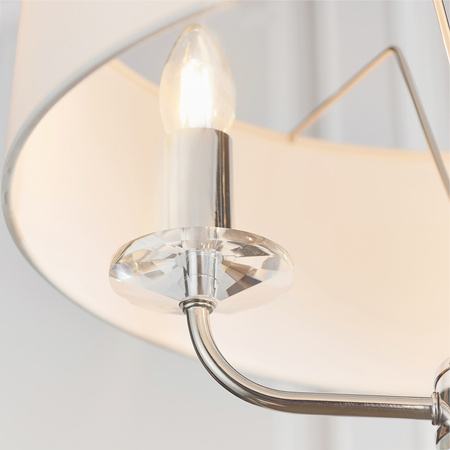 Nixon 3 Pendant Light Bright Nickel