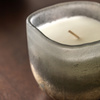 Mercury Candle White/Silver Small Amber & Lily