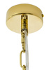 MOOSEE lampa wisząca MURANO L złota