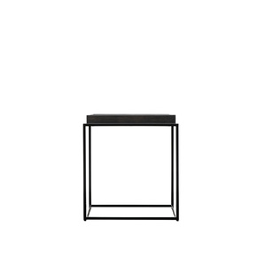 Stolik pomocniczy Forden Tray, czarny, 550 x 550 x 600 mm