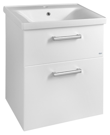 VEGA szafka umywalkowa 62x72,6x43,6cm, 2 szuflady, biała