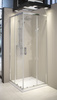 Kabina prysznicowa z brodzikiem prostokątna - 80x90 cm