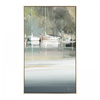 Peaceful Mooring Framed Canvas 360x28x590mm