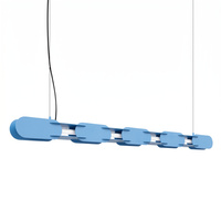 Lampa wisząca CHAIN 158 błękitna LED 4000K