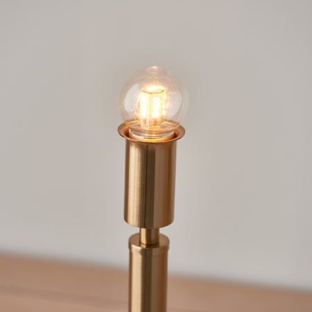 Upton Rechargeable Table Lamp Base Brushed Brass