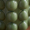 Bobble Table Lamp Base Olive Green Glaze