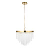 Anistoria 5 Pendant Light Brushed Aged Brass