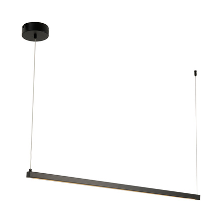 Lampa wisząca BEAM-100 LED - czarna oprawa liniowa