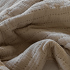 Alcove Gauze Bedspread Taupe 2600x2400mm
