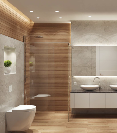 Oświetlenie sufitowe łazienkowe, ø 85mm, GU10OSRAM, 4,3W, 230V, IP65, biały