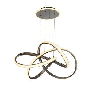 6064-105 Lampa wisząca BANDOL czarny chrom