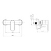 Bateria prysznicowa Spark Gunmetal