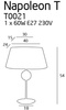 Napoleon T0021 lampa biurkowa