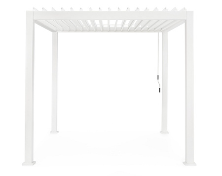 Pergola ogrodowa BIZZOTTO OCEAN 3X3 – biały