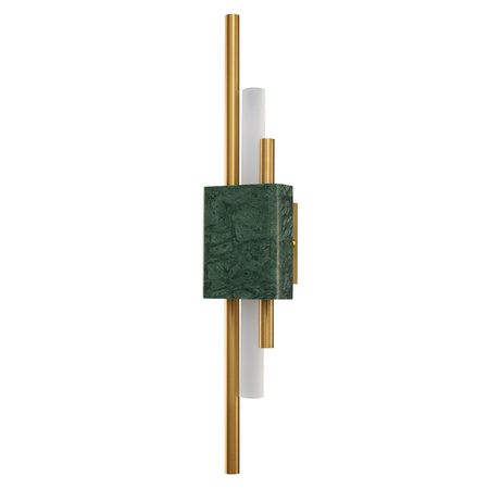 Lampa ścienna ELLIE LED 50 cm-marmurowa zielono-złota