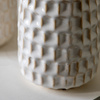 Reno Reactive Glaze Vase White (Set of 2)